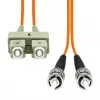 Lichtwellenleiter-Duplexkabel ProXtend FO-SCSTOM1D-005 MM OM1 SC–ST UPC, 5 m