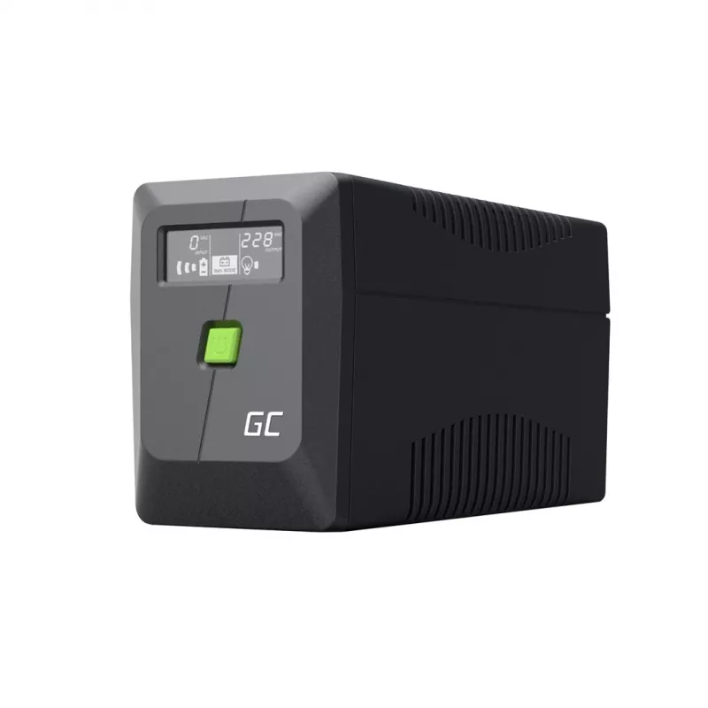 Green Cell PowerProof UPSLM360 650VA / 360W Line-Interactive-USV mit LCD, 12V 7Ah
