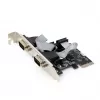 Gembird SPC-22 PCIe-Seriell-Karte, 2x RS-232, Low Profile, WCH382, 2 Mbit/s