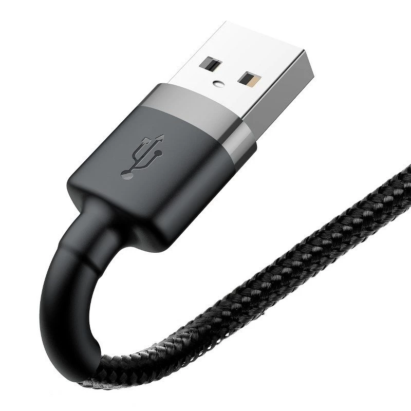 Baseus Cafule USB Lightning Kabel 2A 3m (Schwarz+Grau)