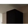 Kleiderschrank cama meble PAFOS 1D BASE 45×55.5×45 cm Schwarz matt, 1 Tür