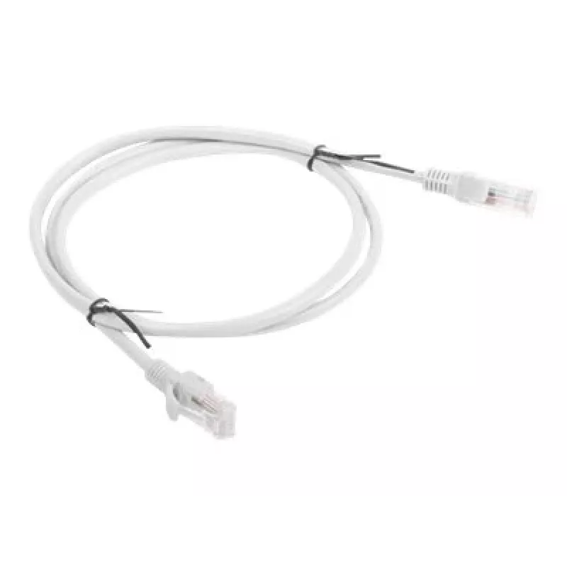 LANBERG Cat6 U/UTP RJ-45 Netzwerkkabel PCU6-10CC-0100-S, 1 m, grau