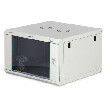 Wandmontiertes Rack-Gehäuse DIGITUS Dynamic‑N 7U 19 Zoll 600x600 mm, unmontiert, IP20, Schlüsselschloss