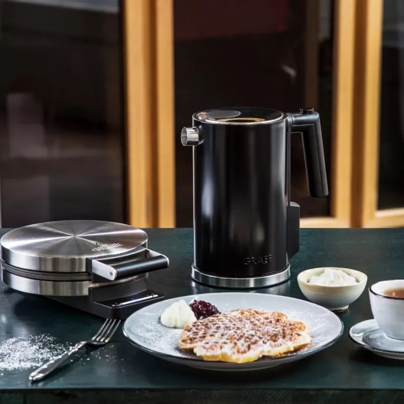 Graef WA 80 Waffeleisen, 900 W, silber