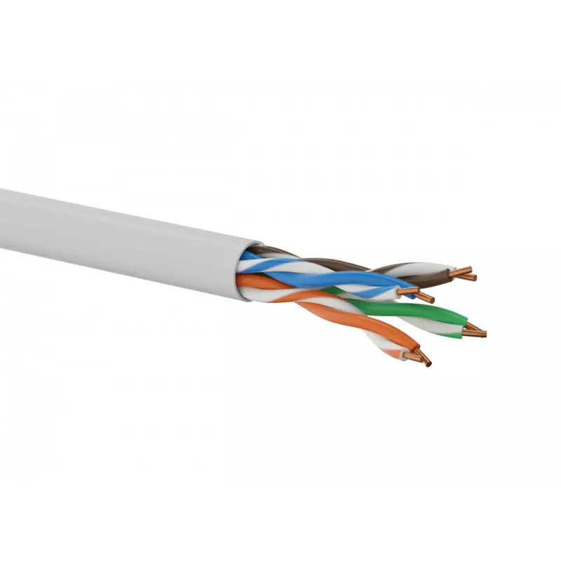 Netzwerkkabel Alantec KIU5LINKA100G U/UTP Cat5e 100 m Hellgrau