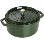 Gusseisen-Auflaufform Staub 40509-356-0 3,8 l grün, rund