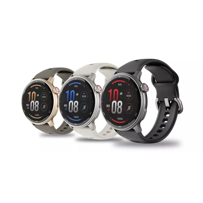 Smartwatch Stelio Activ GPS 46 mm Silber STSWA101SR, GPS, 46 mm Gehäuse