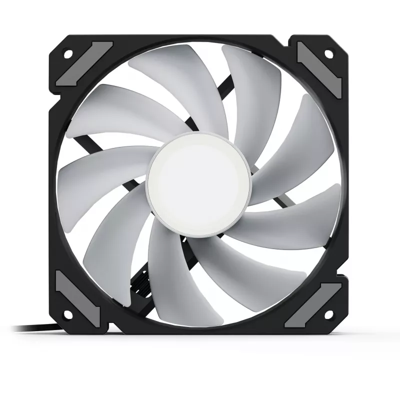 SHARKOON SHARK Mirror RGB PWM 120 mm Gehäuselüfter, 1500 RPM, schwarz