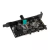 PCI-Slot-Lüfter- und RGB-LED-Controller Lamptron CFP30, schwarz