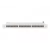 Lanberg PPS7-1024-S Patchpanel 19 Zoll 1U, 24 Ports, Cat7, FTP geschirmt, grau