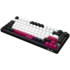 LORGAR KBP7075W kabellose mechanische 75-%-Gaming-Tastatur, Schwarz/Rot, EN