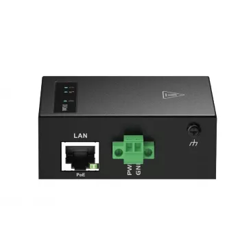 D-Link DWM-311-TP 4G LTE M2M VPN PoE+ Modem-Router, Nano-SIM, 150 Mbit/s, 2 abnehmbare externe Antennen, -30 bis 70 °C, Schwarz