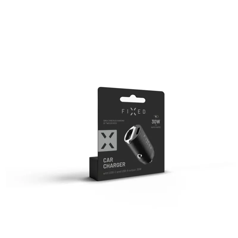 Autoladegerät FIXED FIXCC30M-CU-BK 30W USB‑C für Fahrzeugsteckdosen