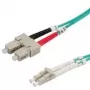 VALUE LWL-Kabel 50/125µm OM3, LC/SC, türkis 2m (21.99.8712)