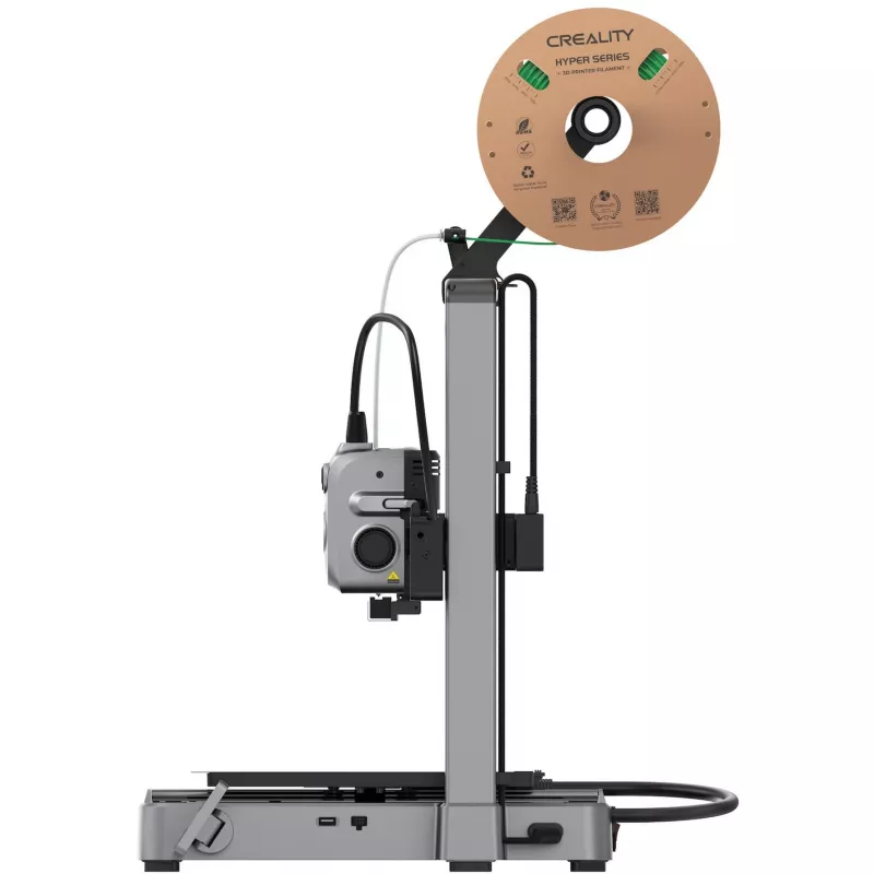 Creality Hi 1001010510 3D-Drucker, Direktextruder, automatische Nivellierung, Silber/Schwarz