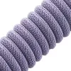 CableMod Classic Coiled CM-CKCA-CW-PW150PW-R Spiral-Tastaturkabel, USB-C auf USB-A, 150 cm, Rum Raisin