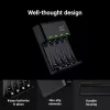 Ladegerät Green Cell GC VitalCharger mit 4× AA 2000mAh NiMH-Akkus