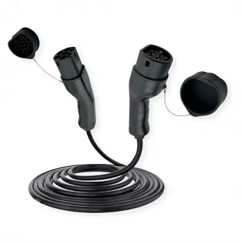 Ladekabel für Elektrofahrzeuge ROLINE Typ 2 auf Typ 2 7,5 m 7,4 kW 32 A 250 V