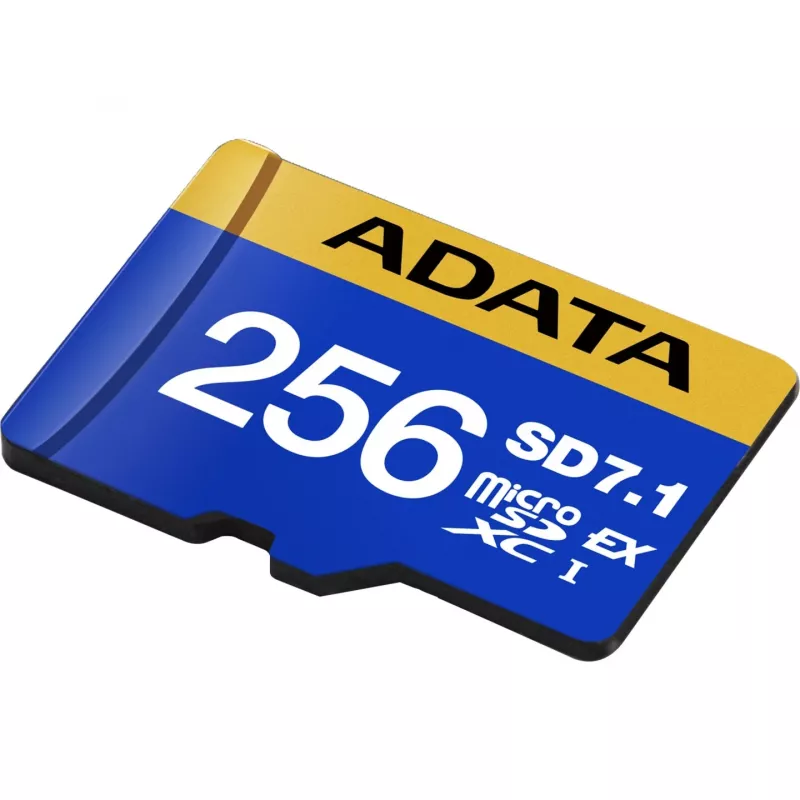 ADATA Premier Extreme microSDXC SD7.1 Express Speicherkarte 256GB, 800 MB/s Lesen, 700 MB/s Schreiben, UD256GEX3L1-C