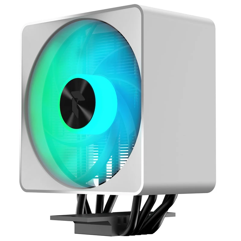 APNX AP1-5PIPE ARGB WH Computer-Kühlsystem Prozessor Luftkühler Weiß