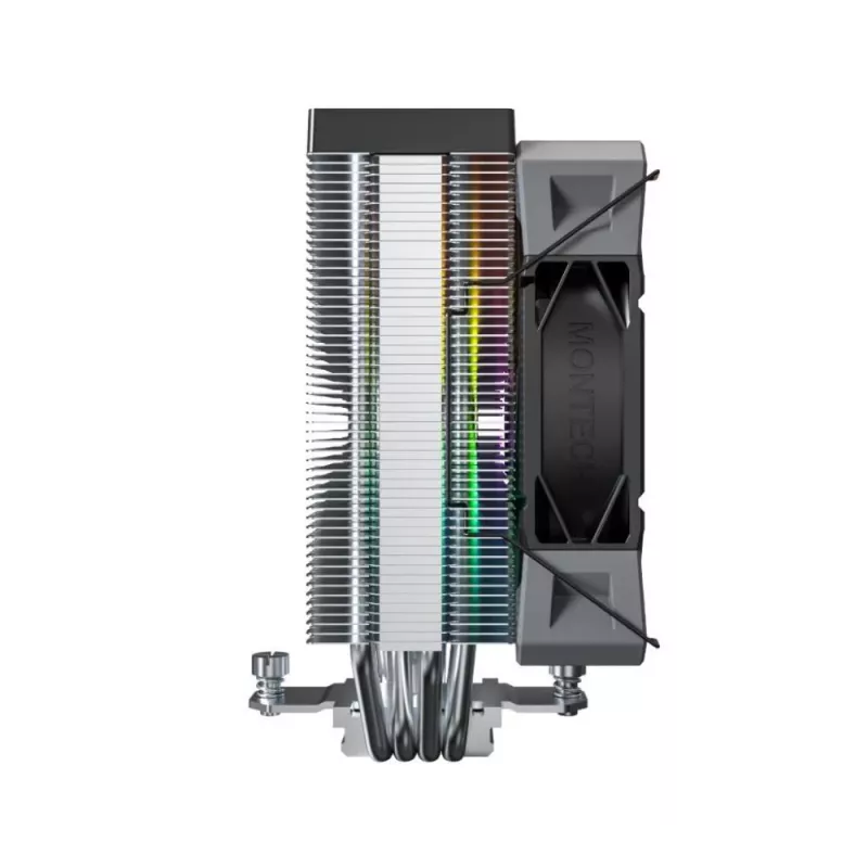 Montech NX400 Black ARGB CPU-Luftkühler, Multi-Sockel, 120 mm, schwarz