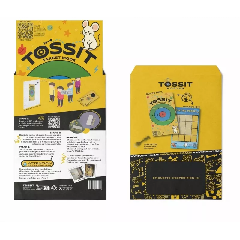 TOSSIT Zielscheibe – Ziel & Tic-Tac-Toe