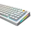 GLORIOUS GPBT Backlit Keycaps — PBT Weiß, ANSI-Layout