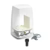 QuWireless QuSpot A140S-A Rundstrahl-LTE-Antenne für Teltonika TRB140, PoE/LAN, 4 dBi, IP67, Weiß