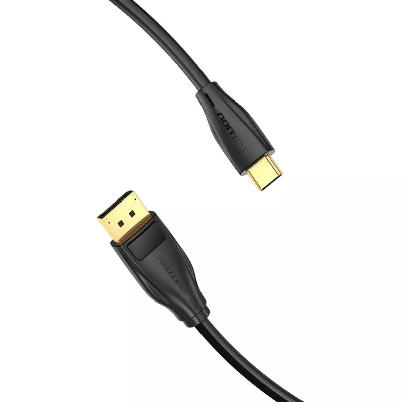 Vention USB-C auf DisplayPort 8K Kabel 2 m, USB Typ-C auf DP, Schwarz