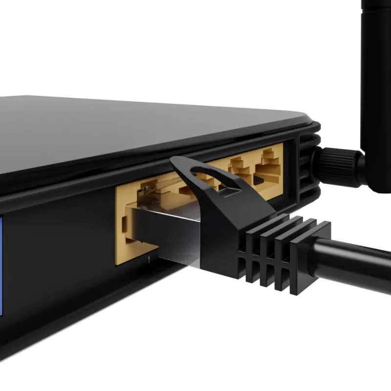 Extralink Cat.5e FTP 3m LAN Patch Kabel, Copper Netzwerkkabel