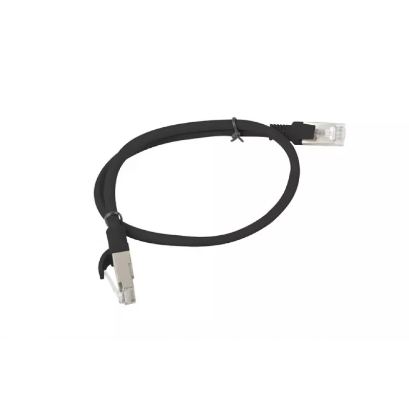 Patchkabel Cat.5e 0,5M UTP schwarz