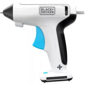 Black+Decker BCGL115-XJ Heißklebepistole 3,6 V wiederaufladbarer Akku USB-C-Ladekabel 1 (BCGL115-XJ)