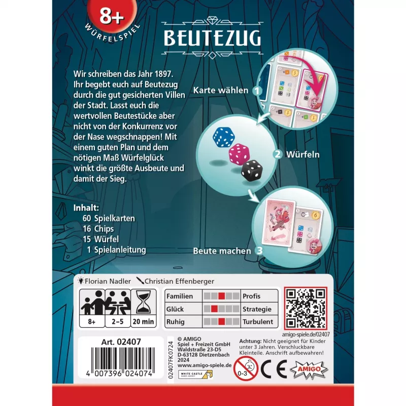 Beutezug, Würfelspiel