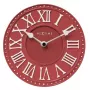 NeXtime Uhr 5187ro London Tisch, Ø16 cm, Wand, Rot/Weiß