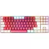 Mechanische Gaming-Tastatur GAMIAC TKL90G mit Kailh Red Schaltern, Tenkeyless, Weiß/Rot