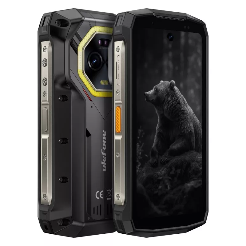 Ulefone Armor Mini 20 Smartphone, 4,7 Zoll, Helio G99, 8GB RAM, 256GB, 6200 mAh, Android 14, Schwarz