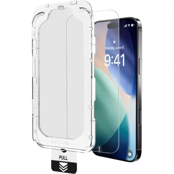 NEVOGLASS, Displayschutzfolie Transparent, iPhone 17 Air, mit Easy App