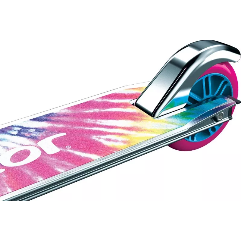 Kinderroller Razor A Tie-Dye — faltbarer 2-Rad-Aluminium-Roller, verstellbarer Lenker, ABEC-5, max. Belastung 65 kg
