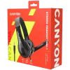 CANYON PC-Headset HSC-1 PC Mic Flat 2m Schwarz