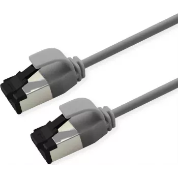 ROLINE U/FTP Patchkabel Kat.8.1 LSOH schlank Grau 3m (21.15.3216)