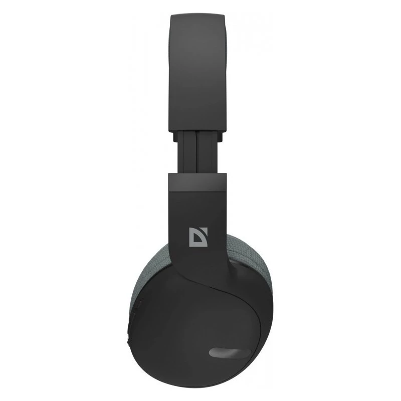Defender FreeMotion B480 63480 kabellose On-Ear-Kopfhörer, Bluetooth 5.3, USB-C, AUX, microSD, bis zu 14 Std., 20-20000 Hz, Schwarz