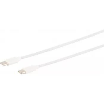 USB-Kabel S/CONN 14-12052 USB 2.0 1,5 m USB C Weiß