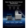 Anker Prime Charger 160 W, 3 Anschlüsse, Silber (A2687341)