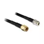 Koaxialkabel DeLOCK 88686 3m RP-SMA Schwarz
