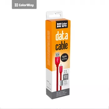 ColorWay | Datenkabel | Apple Lightning | Ladekabel | 2,1 A