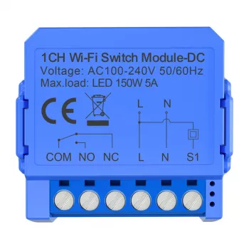 WiFi-Schalter Avatto WSM16-DC-1 1-Kanal Trockenkontakt DC