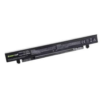 Laptop-Akku Green Cell AS68 für ASUS A450 A550 R510 X550 Serie, Li-Ion 14,4 V 4400 mAh, 4 Zellen, schwarz