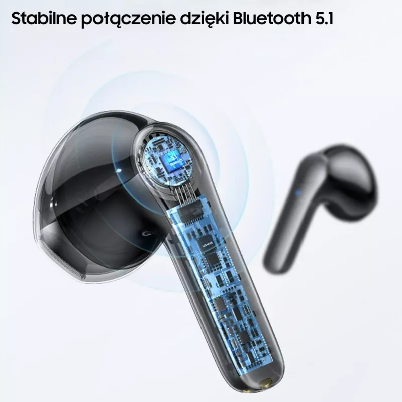 Kopfhörer USAMS TWSXH Series Dual Mic Wireless Blau/Blau BHUXH03