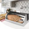 Maestro MR-1676-BLACK Brotkasten, schwarz