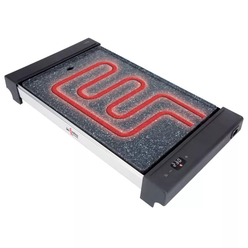 Kontaktgrill Jata JEGR3000 — rechteckig 480×320 mm, 2700 W, Touch-Bedienung, schwarz
